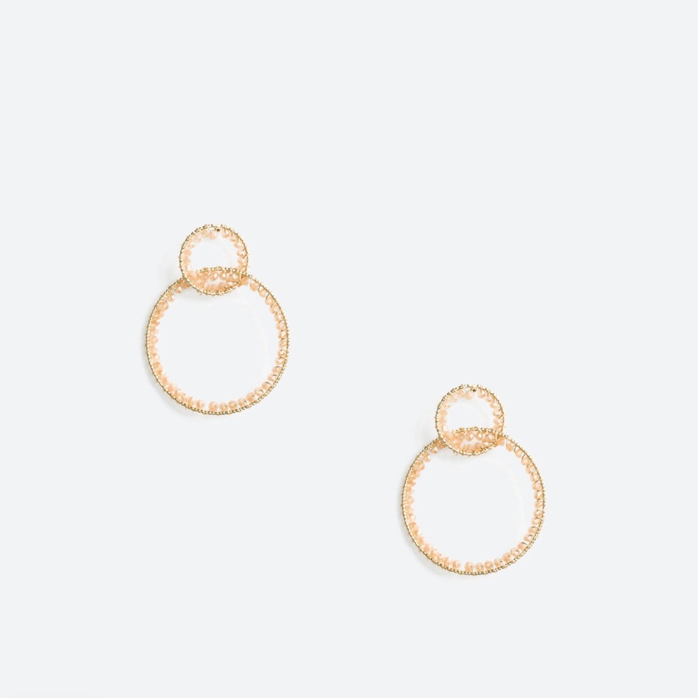 BANCROFT Felicia Beaded Double Circle Earring